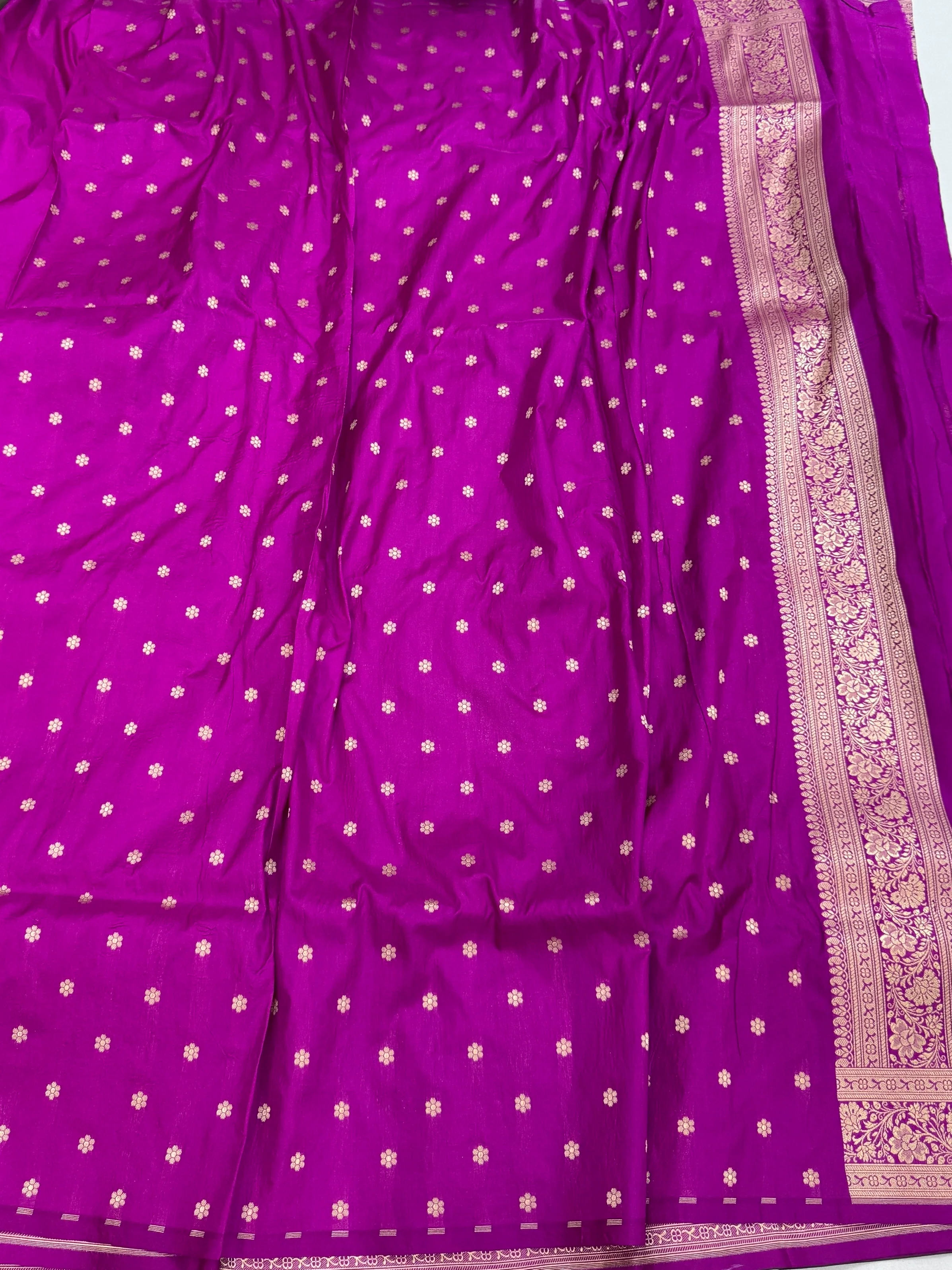 Banarasi Pure Katan Silk Saree | Pure Silk | Cutwork Technique | Banarasi Katan Silk Saree - Image 11