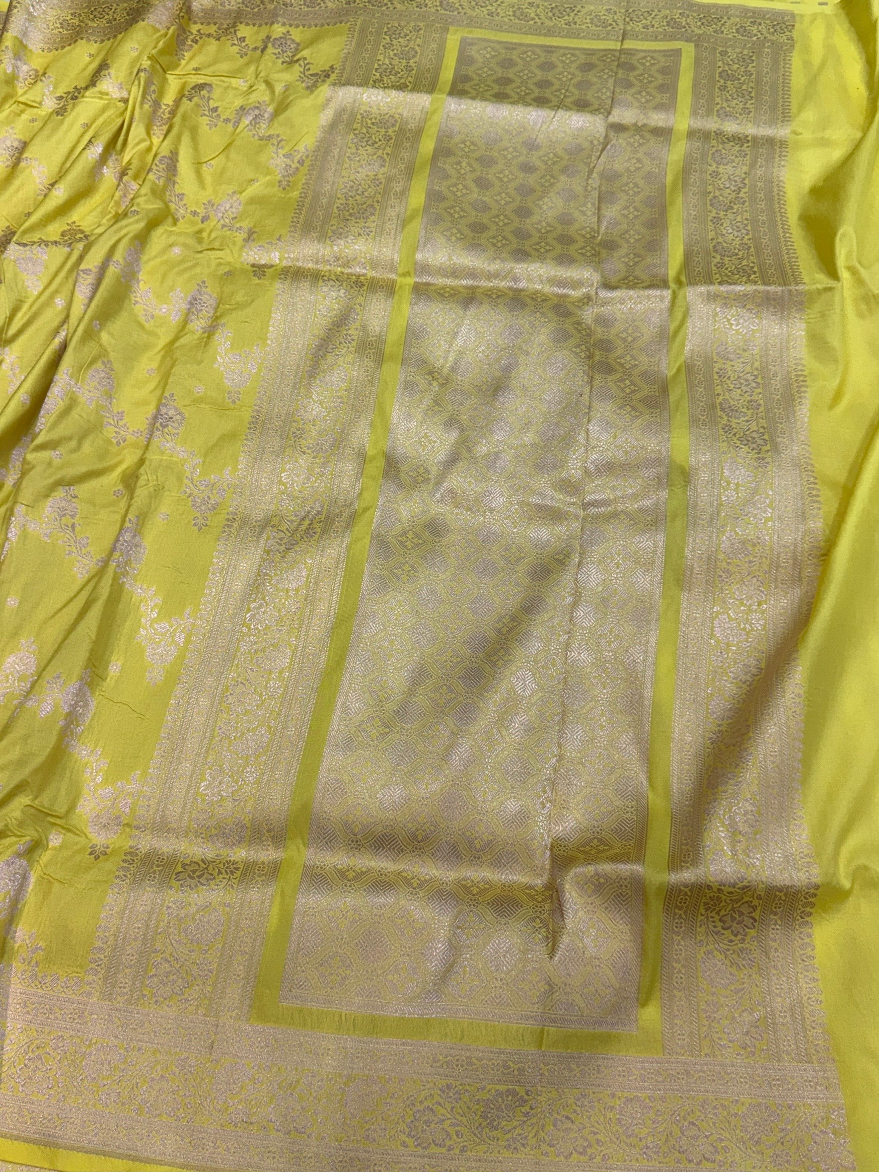 Banarasi Pure Katan Silk Saree | Pure Silk | Cutwork Technique | Banarasi Katan Silk Saree - Image 18