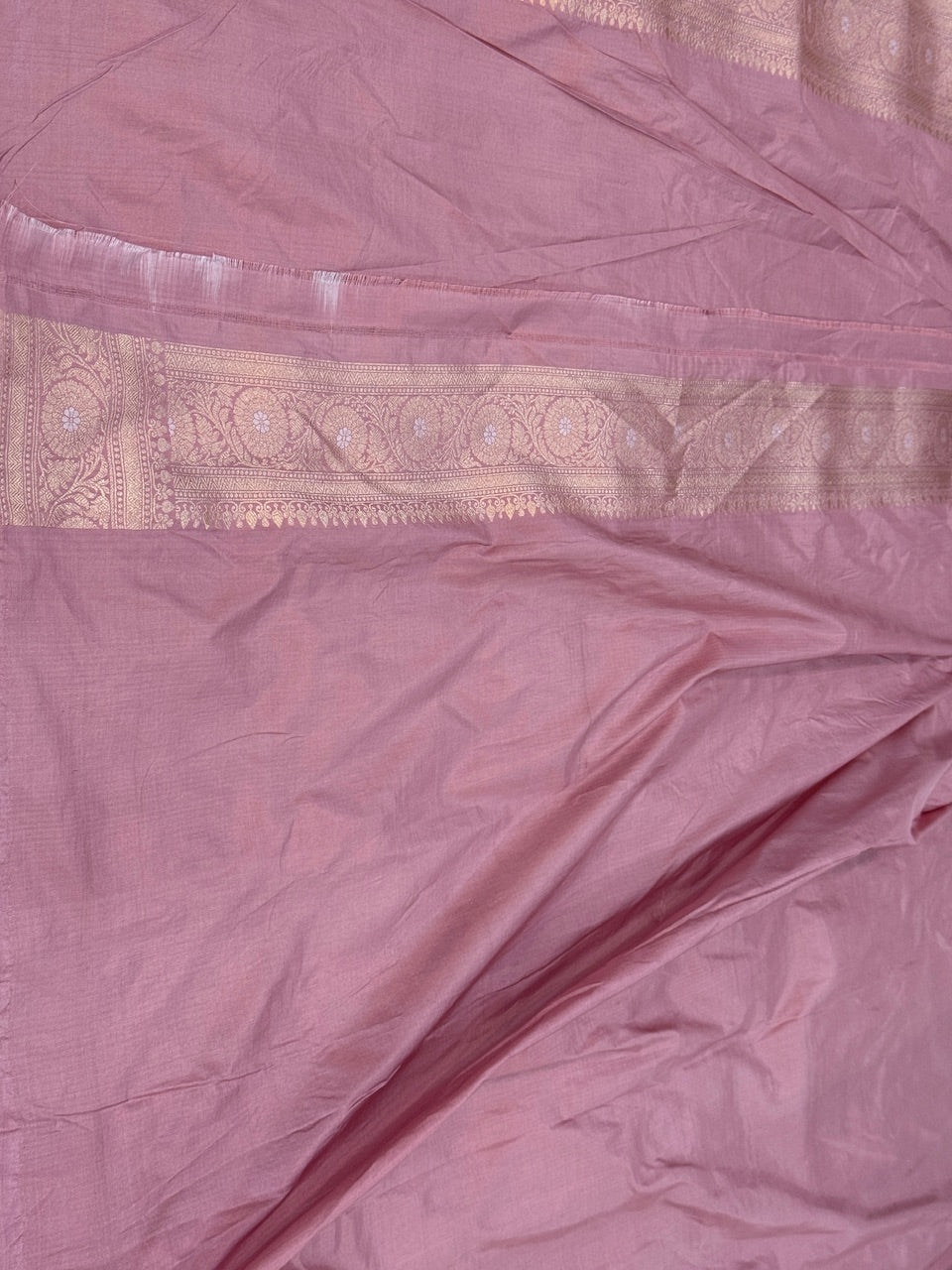 Banarasi Sona Rupa Pure Silk Saree – Gold & Silver Zari Cutwork  in Pure Katan Silk - Image 10